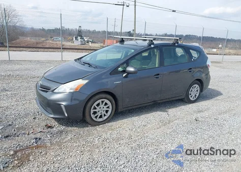 2012 Toyota Prius V z USA, uszkodzony, nr VIN JTDZN3EU6C3084964